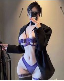                                                          【Preorder】40kg-65kg Tie-Belt Style Bikini Set