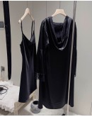                                                          【Preorder】全烫钻 50kg-66kg Hoodie Ice Silk Kimono +Dress