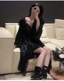                                                          【Preorder】全烫钻 50kg-66kg Hoodie Ice Silk Kimono +Dress