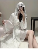                                                          【Preorder】全烫钻 50kg-66kg Hoodie Ice Silk Kimono +Dress