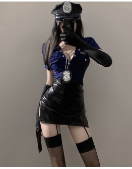                                                          【Preorder】40kg-55kg Cos Navy Fitted Skirt Sexy Lingeries Set