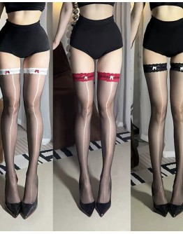                                                          【Preorder】40kg-55kg Sexy Lingeries High-Light Silk Lace Stockings
