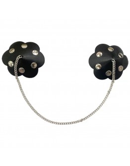                                                          【Preorder】Faux Leather Pearl Chain Nipple Cover