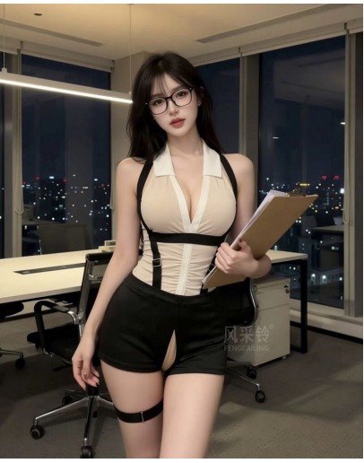                                                          【Preorder】40kg-55kg Backless Tie-Belt Shorts Sexy Lingeries