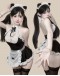                                                          【Preorder】40kg-55kg Kitty Maid Apron Dress Set