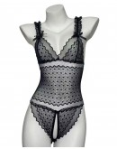                                                          【Preorder】40kg-55kg Thin Lace Ribbon Body-Suit