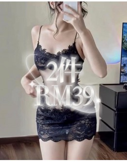                                                          【Preorder】40kg-55kg Limit Gift Black Lace Sexy Lingeries