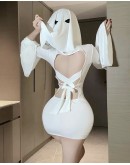                                                          【Preorder】40kg-55kg Hoodie Long-Sleeved Sexy Lingeries Dress