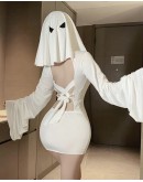                                                          【Preorder】40kg-55kg Hoodie Long-Sleeved Sexy Lingeries Dress