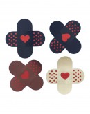                                                          【Preorder】4 in Set Sexy Lingeries Nipple Cover Sticker