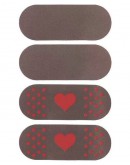                                                          【Preorder】4 in Set Sexy Lingeries Nipple Cover Sticker