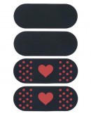                                                          【Preorder】4 in Set Sexy Lingeries Nipple Cover Sticker