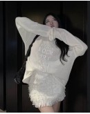              Free Shipping Embodier Thin Knitted Sweater