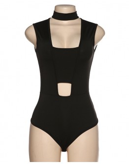         FREE SHIPPING HALTER-NECK BODY SUIT TOPS