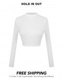                   Free Shipping Fitted Knitted Knit Short Tops