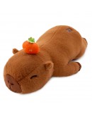                                                          【Preorder】Capybaras Orange Patterned Bigger Pillow