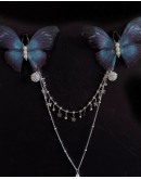                                                          【Preorder】Butterfly Chain Bell Clips Acc