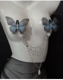                                                          【Preorder】Butterfly Chain Bell Clips Acc
