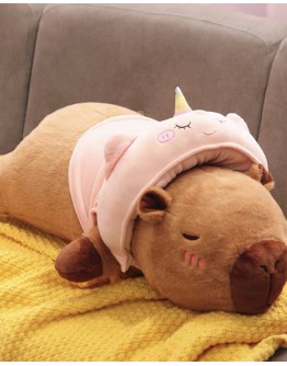                                                          【Preorder】Capybaras Clothes Patterned Bigger Pillow