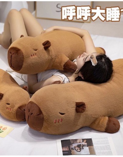                                                          【Preorder】Capybaras Clothes Patterned Bigger Pillow
