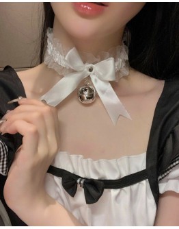                                                          【Preorder】Bell Ribbon Necklace