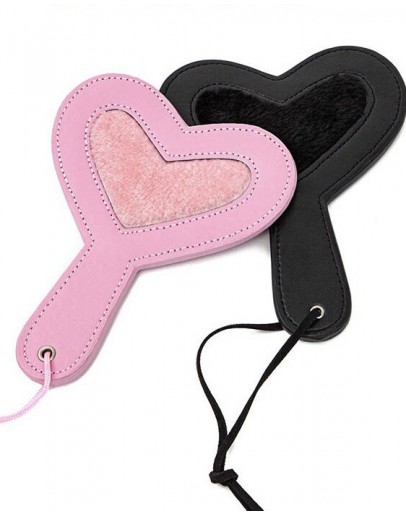                                                          【Preorder】Love Heart Faux Leather Velvet Acc