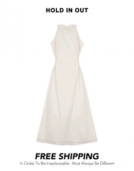              Free Shipping Fringe Backless Maxi Dress